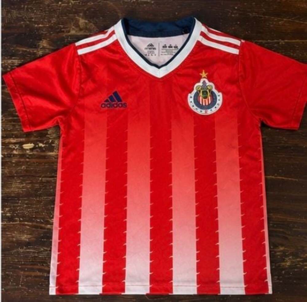 Club Deportivo Guadalajara Tecate Pepsi Mens Jersey White Red Stripe - M